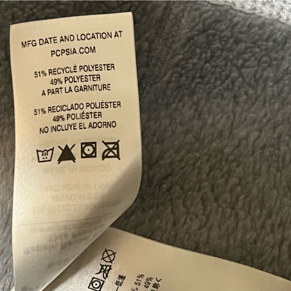 PATAGONIA RE-TOOL SNAP-T PULLOVER FLEECE, Women’s Medium, EUC, Gray & Cream - Picture 10 of 12